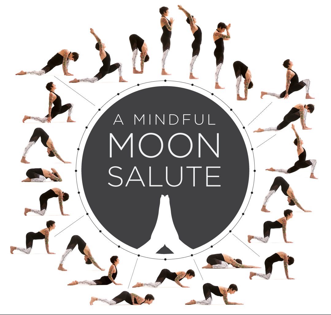 hatha yoga moon salutation sequence doyouyoga